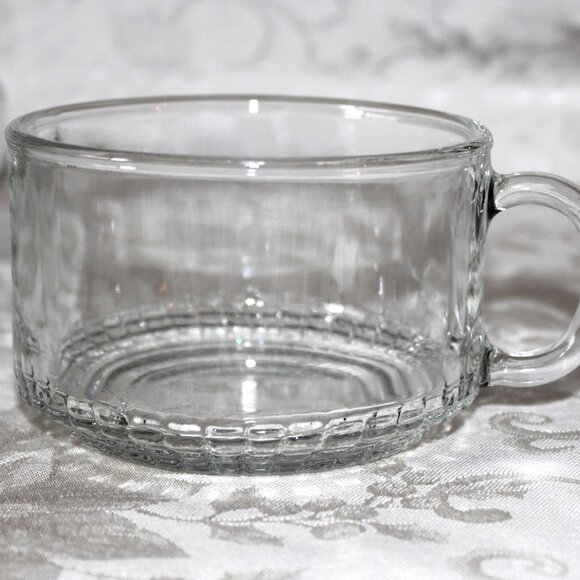 Pair of Soup Mugs | KIG Malaysia Clear Tempered Glass - Picture 1 of 5